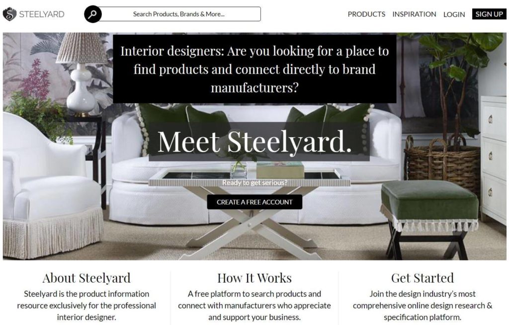 Interior Design Sourcing in Less Time with Steelyard Access 